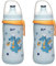 nip Kinderflasche Kinder Trinkflasche 330 ml kids cup sportflasche mit Push-Pull, 2 Stk. Boys, made in Germany