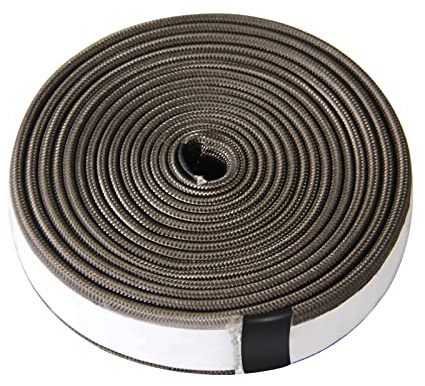 KAMaster Wire Mesh Gasket Kit Fit Kamado Big Grill Joe High Temp Fiberglass Gasket Replacement BBQ Smoker Gasket Self Stick Felt 180 in Long