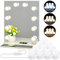 LED Vanity Mirror Lights with 10 Dimmable Bulbs 3 Color Modes, Hollywood Style Makeup Lights for Dressing Table Mirror, Bath Mirror Lamps with USB Power Cable (Mirror and Adapter not Included)