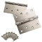 SOTECH 4 pezzi Cerniere per porte 101 x 101 x 2,5 mm cerniera a vite in acciaio inox SS304 cuscinetto a sfera con viti in acciaio inox portata 75 kg