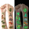 Tattoo Kinder, 10 Blätter Leuchtendes Dinosaurier Temporäre Tattoos Set, Leuchten im Dunkeln Wasserdichte Hautfreundliche Kindertattoos, Geburtstagsparty Zubehör für Kindergeburtstag Mitgebsel …