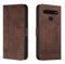 QIWEIQING Kompatibel mit Handyhülle für LG K41S Handy Hülle, LG K41S / LG K51S Hülle Leder Handytasche für LG K41S / LG K51S Klapphülle Tasche, Brown HX