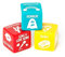 Legami - Set di 3 Dadi in Acrilico, 2,3x2,3 cm, Busta Porta Dadi in Poliestere, Date in Progress - La Confezione diventa un Cartellino da Maniglia