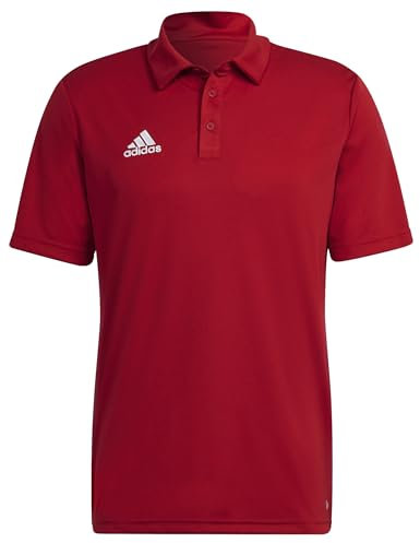 adidas Herren Entrada 22 Polo Shirt, Team Power Red 2, L Extra Tall