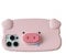 QoKcoahn Fall für iPhone 13 Pro Max, Nette 3D Kawaii Telefon Cases Lustige Schweinestand Cartoon Abdeckung mit Schlüsselbund Weiche Silikon Gel Drop Protection für iPhone 13 Pro Max
