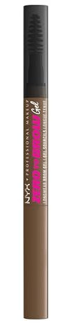Nyx Professional Makeup Langanhaltendes und flüssiges Augenbrauengel, Für einen natürlichen Look und bis zu 2 Tage Halt, Ohne Abfärben und Verwischen, Zero to Brow, Farbe: Ash Blonde, 1 Stück