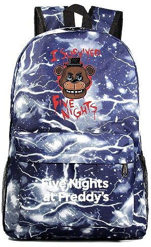 Tongyundacheng FNAF Rucksack für Jungen Mädchen Rucksack FNAF Schultasche Kinder Büchertasche Casual Daypack Laptop Rucksack, Typ 7, 47*31*18cm