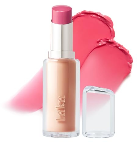 LAKA 24h Bonding Glow Lippenstift, langanhaltend, Hochglanz, mit Glas-Finish, Vegan, K-Beauty​ (206 Lili)