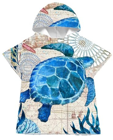 LOMTRATS Poncho de surf à séchage rapide, peignoir, sweat à capuche pour adultes, hommes, femmes ou familles, microfibre, pour natation, plage, surf, plongée, bain à la maison