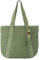EVEOUT Sac à bandoulière en Paille pour Femmes Filles Sac à Main d'été en Paille Cabas Sac de Plage tissé pour Vacances Voyages(Vert 02)
