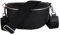 MIRROSI® Bauchtasche Damen, Echtleder, Made in Italy, Umhängetasche, Brusttasche, Crossbody Bag (1 Tasche & 2 Gurte) (Schwarz (Fischgerät), Große Tasche (28x18x9cm))