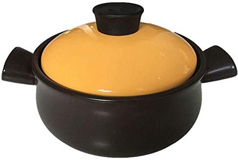 Nuevas ollas pequeñas de cerámica con tapa para uso doméstico, olla para sopa, guiso de huevo al vapor, olla caliente barata para horno, cazuela, cocina térmica