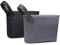 HYZUO Bolsa Organizador Cables Viajes, Tech Pouch Portátil con Asa, Estuche de Accesorios Electrónicos Gadgets, Bolsas Pequeña Organizadora para Cargadores, Cables, Tarjetas, Negro+Gris especial
