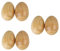 WOONEKY Maracas Per Bambini Ovetti 12 Pz Maracas Di Legno Strumenti Musicali Shaker Uova Musicali Giocattoli Musicali a Forma Di Per Bambini Agitatore Per Bambini a Percussione Bambù