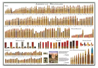Vintage Waffen Pistolen Munition Wandbilder Alle Kugeln Leinwand Malerei Wandkunst Waffen Poster und Drucke für Wohnzimmer Wohnkultur - 60X80cm Ungerahmt
