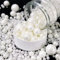 130g/ 4.6oz Edible Pearled Sprinkles Mix White Pearl Sugar Candy Baking Cake Decorations Cupcake Toppers Cookie Decorating Ice Cream Celebrations Shaker Jar Wedding Shower Party (White)
