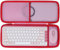 Lebakort Hard Case Compatible with Logitech POP ICON Keyboard Mouse Combo/ICON KEYS Keyboard (Rose)