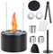 Topsky Brasero Décoratif Bioéthanol - Cheminée de Table pour Terrasse Extérieur/Intérieur, Balcon, Appartement - Longue Durée de Combustion, Portable et Compacte