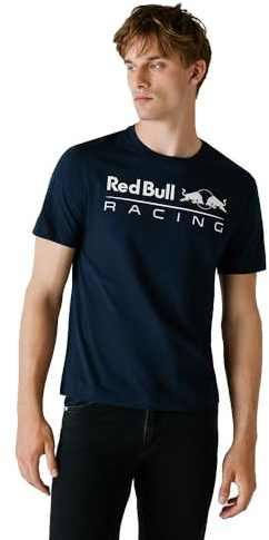 Red Bull Racing X Pepe Jeans Herren Team Logo Tee T-Shirt, Blau (Dulwich Blue), S