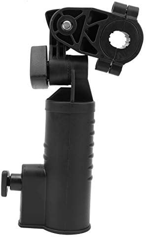 POENVFPO Golfing Carts Umbrella Holder, PP Plastic Adjustable Umbrella Support Stand for Fixing Golfing Cart Fits Different Widths & Angles