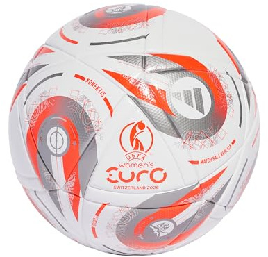 adidas Performance League Final Trainingsball EM 2025 Weiß weissgrau, 5 Ohne Geschlecht