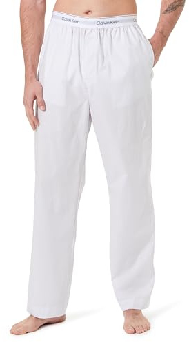 Calvin Klein Herren Sleep Pant LV00NM2830 Hose, Grau (Silver Haze), S