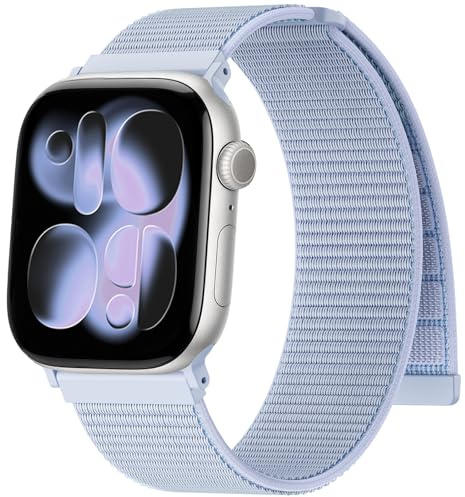 Nylon Armband für Apple Watch Armband 44mm 40mm 42mm 49mm 45mm 46mm 41mm 38 | Jiamus Sport Loop Band für AppleWatch Ultra SE 3 2 1, Leicht Armbänder für iWatch 11 10 9 8 7 6 5 4 3 2 1–Damen Herren