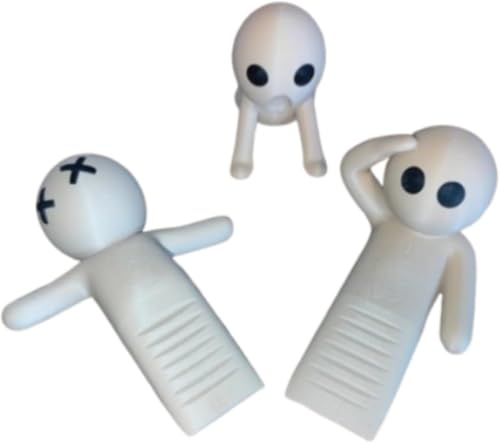 Adorable Door Stop with Non-Slip Base - Decorative Funny Door Buddy for Home & Office, Doorstop with Soft (3pcs)