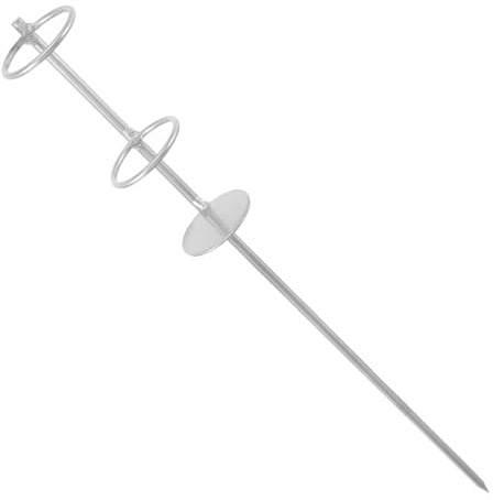 VALICLUD Angelschirmanker Metall Sandanker Sonnenschirmhalter für Strand Garten und Camping Robust Windfest Leicht Transportierbar