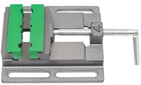 Bohrmaschinen-Schraubstock mit Magnetische Schraubstockpads, Backenbreite Öffnung 100mm, Maschinenschraubstock, Werkbank Schraubstock, Hohe Stabilität, Hochleistungs Werkstatt Klemmschraubstock