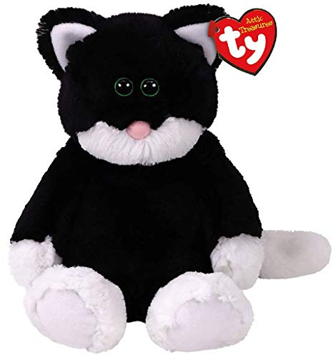 Bessie, Katze schwarz/weiß 33cm