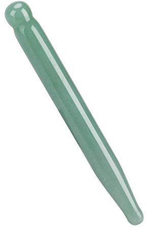 Akupressurstift aus Naturstein Akupressur Stab Stäbchen Akupunkturstäbchen Besondere Erfahrung, 12cm (Aventuringrün)