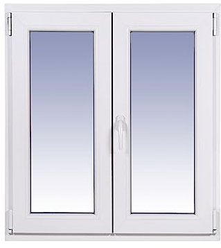 Ventanastock PVC 1000x1200 Practicable Oscilobatiente 2 hojas