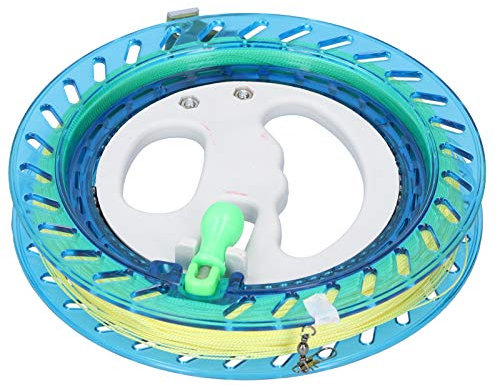 Keenso Drachenschnur Spule Kit, Kite Rollenwickler ABS Kunststoff Kite Spule Rollen Kite Line Winder Wickelspulen Drachen Zubehör mit 200m Drachenschnur