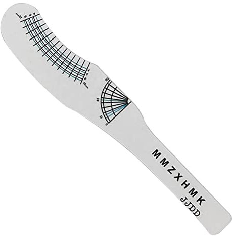 PiniceCore Wimpern Lineal Messen Augenbraue-Formen Stencils Microblading Zubehör Adhesive Augenbraue-schablonen Permanent Make-up Messwerkzeug