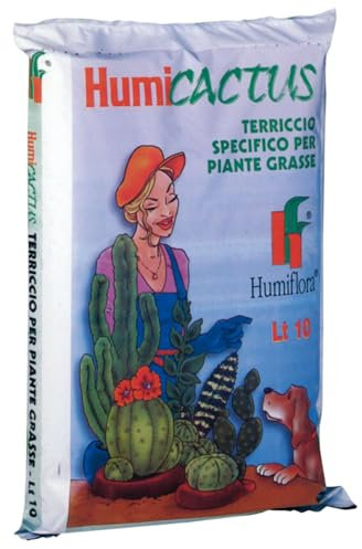 Humiflora Terreau spécifique pour plantes grasses de 10 litres