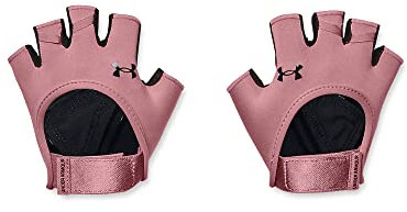 Under Armour Womens Half Finger Gloves Ua Women's Training Glove, Pink Elixir, 1377798-697, MD