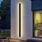 Mikeru 100CM Modern Outdoor Wall Light, 35W 3000k Warm White Minimalism Long LED Wall Light Wall Mounted Simple Acrylic Front Door Lights IP65 Waterproof Drive for Hallway, Garden, Balcony
