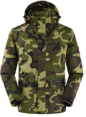 Saeohnssty Outdoor-Herren-Snowboard-Jacken und -Hose, Tarnmuster, wasserfest, winddicht, Snowboard-Jacken und -Hose, Skifahrer-Set, Farbe: 17 l