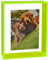 Mutellstory Acryl-Bilderrahmen, 10,2 x 15,2 cm, Neonfarben, schwebender Fotorahmen für Wandhalterung und Tischplatte, dekorativ, in Galerie, Heimbüro, Neongrün