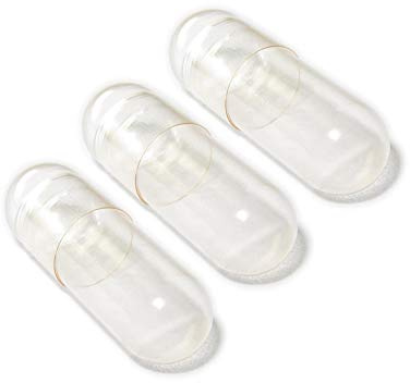 Vivameo | HGK Leerkapseln Gelatine | Gr. 000 transparent | 5000 Stück