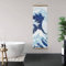 K&L Wall Art Vintage Stoffbild Poster Hokusai Die große Welle vor Kanagawa ohne Zubehör Japanische Banner Kunstdruck 30x90cm
