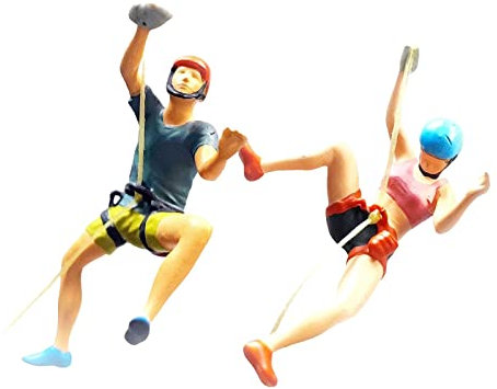 Folpus Kletterfiguren Im Maßstab 1:64 für Miniaturszenen Sandtisch Layout