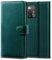 Kuafcase for Samsung A51 Case, Flip Wallet Leather Case with 4 Card Slots Magnetic Closure Kickstand Shockproof Protective Phone Case for Samsung Galaxy A51 - Green