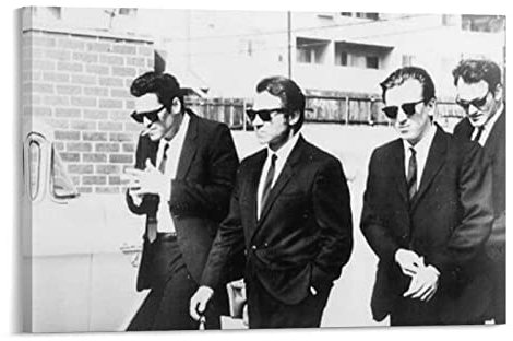 HAUHAU Filmposter Reservoir Dogs (9) Posterdruck, Kunst, Wandgemälde, Leinwand, Poster, moderne Schlafzimmerdekoration, 60 x 90 cm