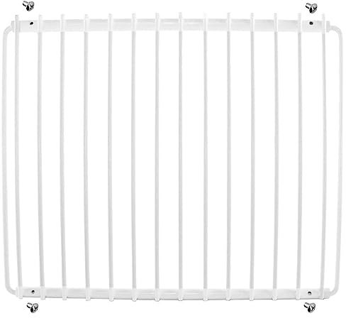 SPARES2GO Universal Fridge Freezer Shelf Adjustable White Plastic Coated Extendable Arms (Small, 360mm - 560mm x 320mm)