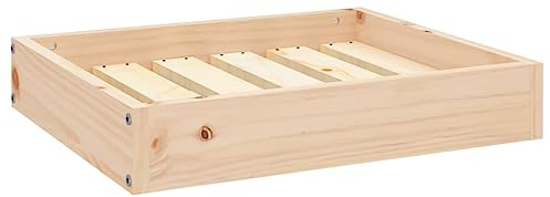 vidaXL Hundebett 51,5x44x9cm Massivholz Kiefer Hundekorb Hundesofa Tierbett