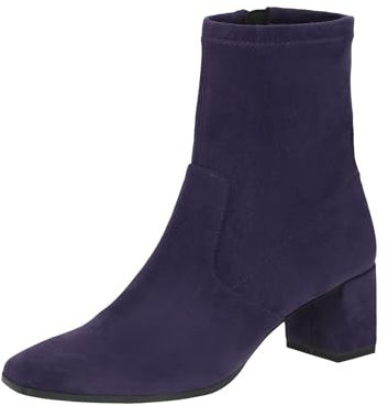 CAPRICE Damen Stiefeletten mit Absatz mit Reißverschluss Vegan, Lila (Purple Stretch), 38 EU
