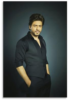 NikZ Shah Rukh Khan Poster, ästhetischer Druck, Kunst, Wandgemälde, Leinwand, Geschenke, moderne Schlafzimmerdekoration, 40 x 60 cm