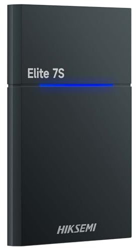 HIKSEMI Disco Duro Externo SSD Portátil 2TB, Velocidades de Lectura y Escritura de hasta 2000 MB/s, USB-C USB 3.2 Gen2X2 NVMe SSD Externo, Nivel de impermeabilidad IPX7 - Elite 7S